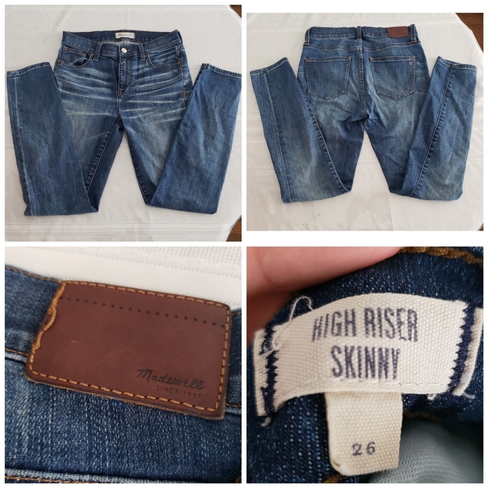 Madewell High Riser Skinny Jeans